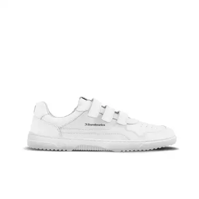  tenisky Barebarics Zing Velcro - All White - Leather