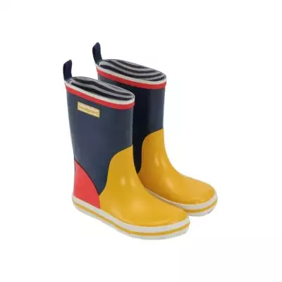 CLASSIC RUBBER BOOT Navy Multi Print