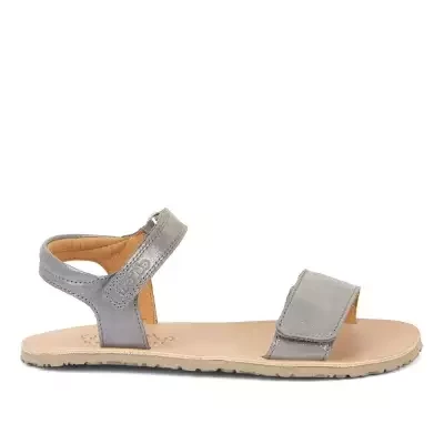 páskové sandálky Lia silver grey